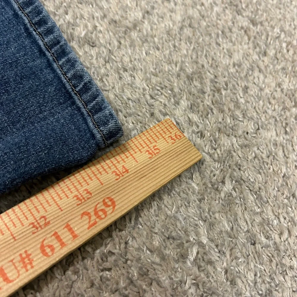 Joe's‎ Jeans The Brixton Size 38X34 Blue Straight Narrow Fit Stretch Denim